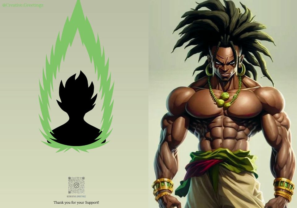 Broloid Greeting Card