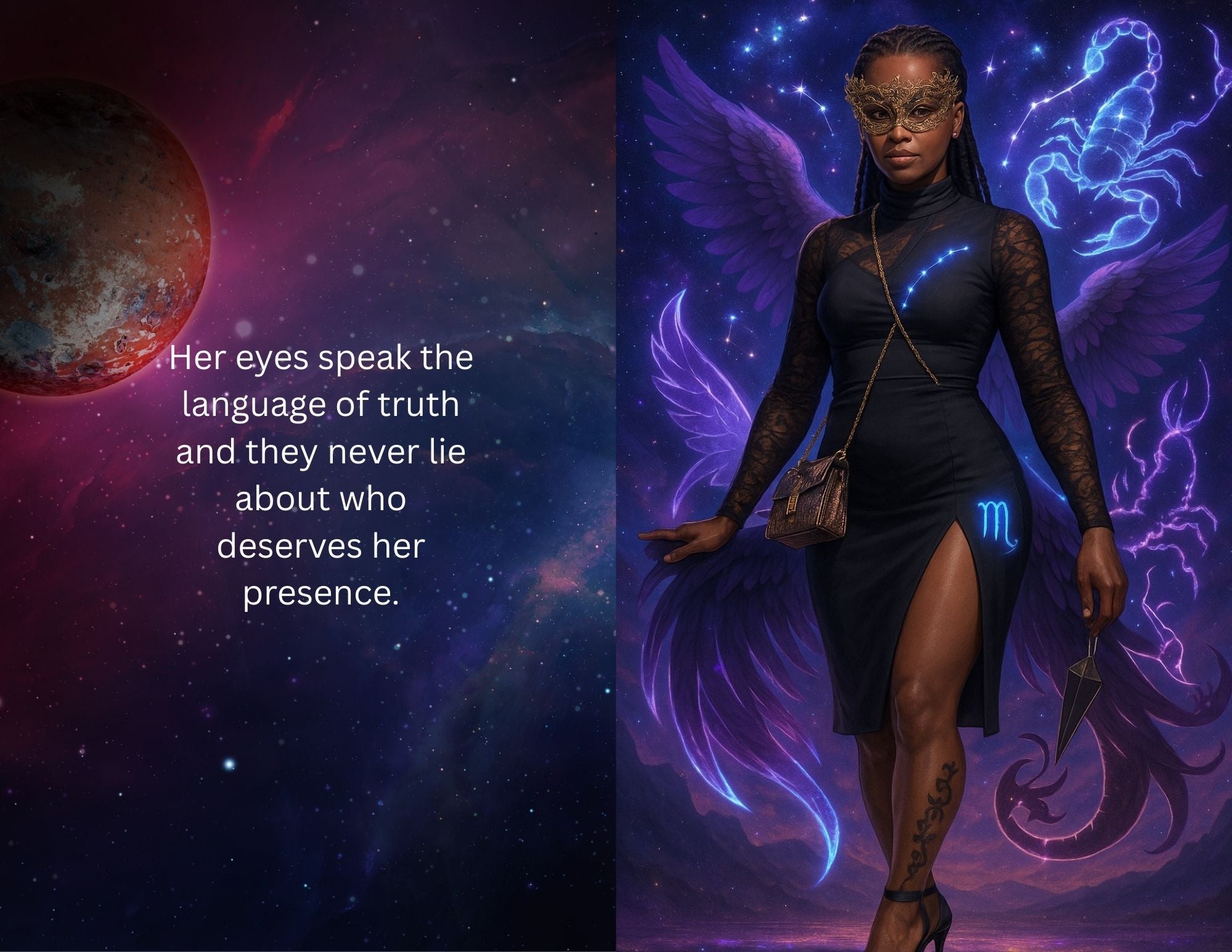 Cosmic Vernetta Greeting Card