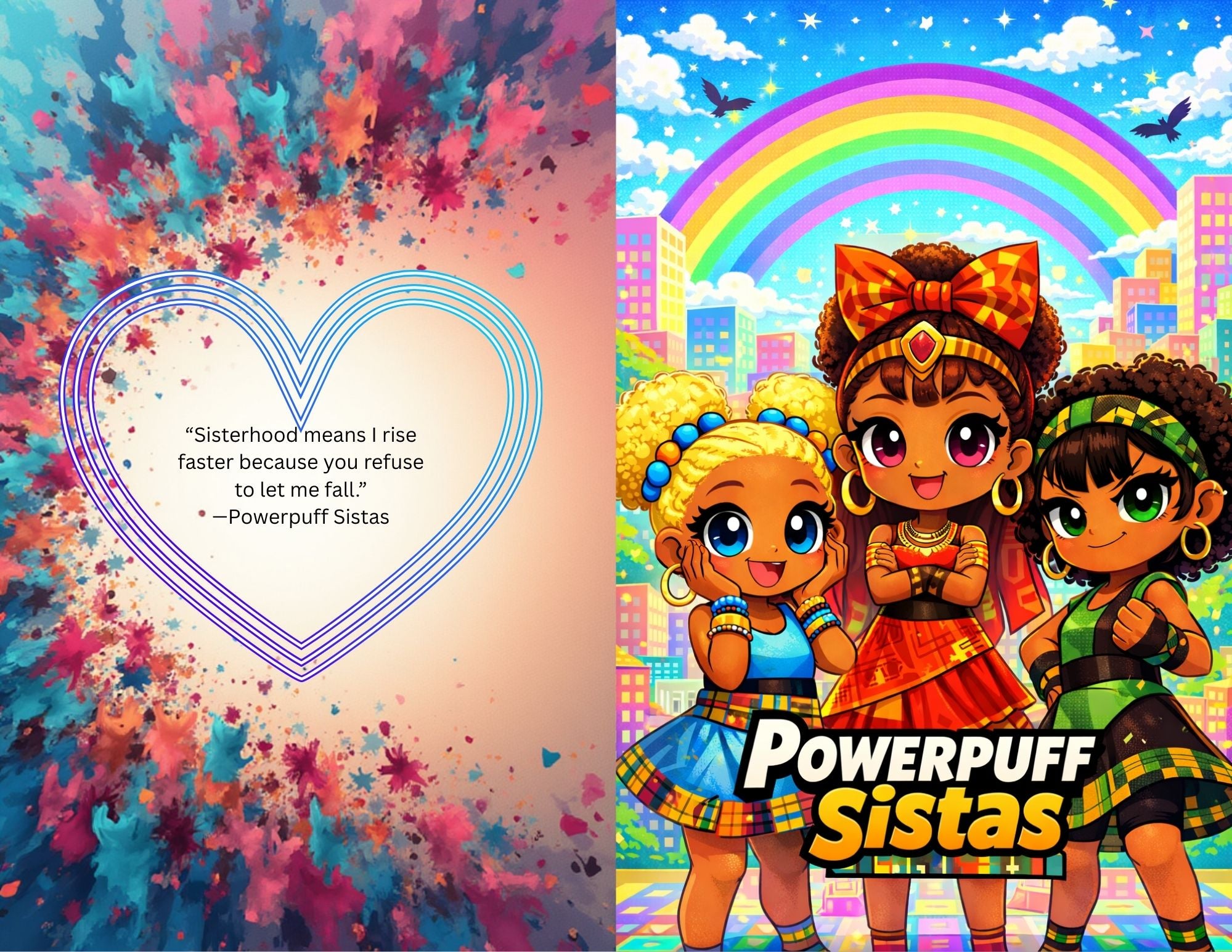Powerpuff Sistaz Greeting Card