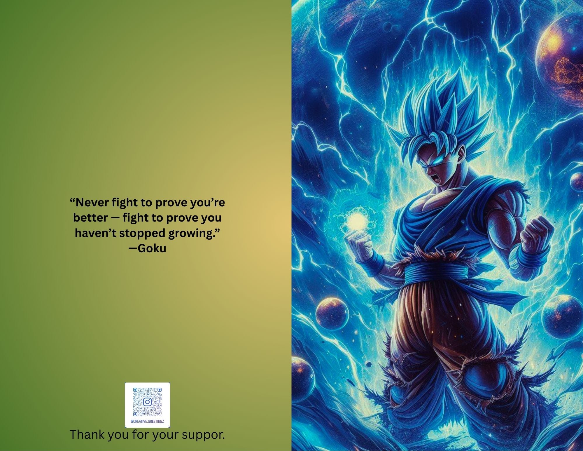 Static Shock Greeting Card